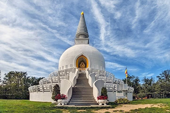 The largest Buddhist stupa at Zalaszántó